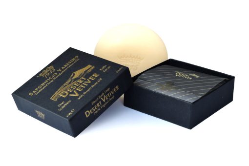 Saponificio Varesino - Desert Vetiver přírodní mýdlo na obličej a tělo s bio olejem pouštní datle 150 g