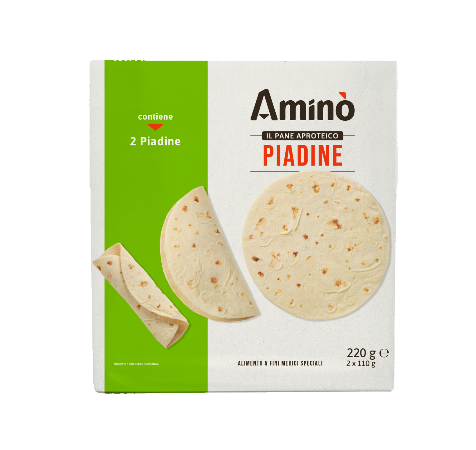 Amino- Nízkobílkovinné piadiny 220 g (2 x 110 g)