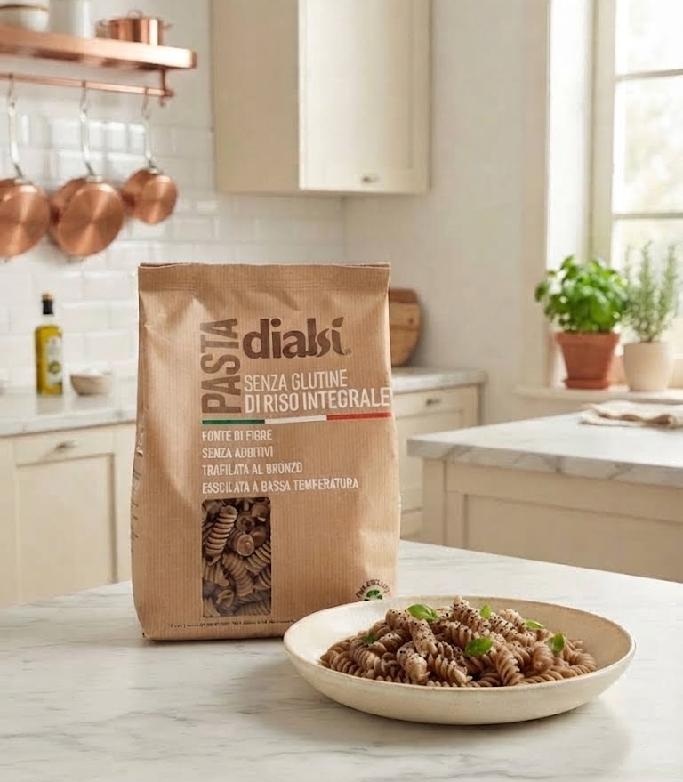 dialsi Fusilli celozrnné rýžové těstoviny bez lepku 400 g