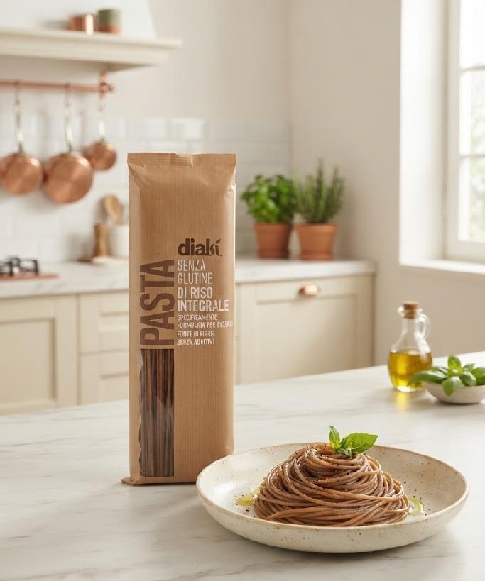 dialsi Spaghetti celozrnné rýžové těstoviny bez lepku 400 g