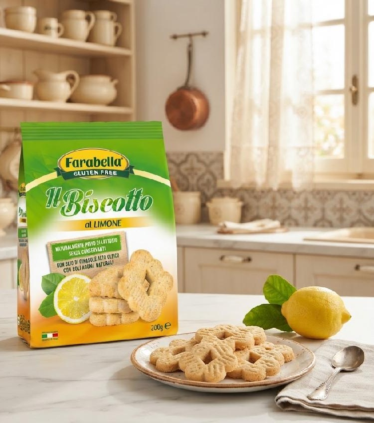 Farabella Citronové sušenky bez lepku a laktózy 200 g