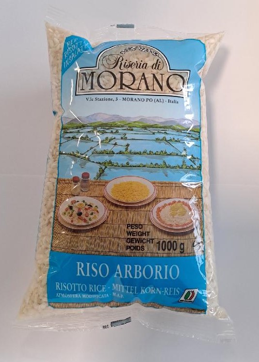 Riseria di MORANO - Italská rýže ARBORIO na rizota a rýžové saláty 1kg