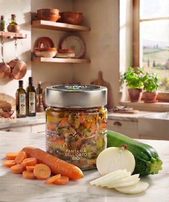 Sapori della Majella - Bio fantazie ze zahrádky v extra panenským olivovým olejem 230 g