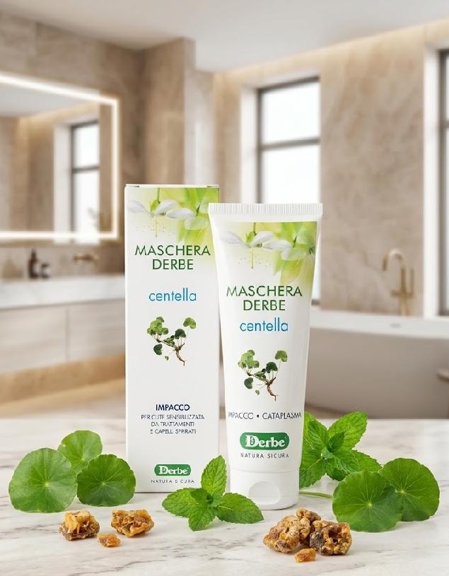Derbe - Maska na vlasy s pupečníkem asijským 125 ml