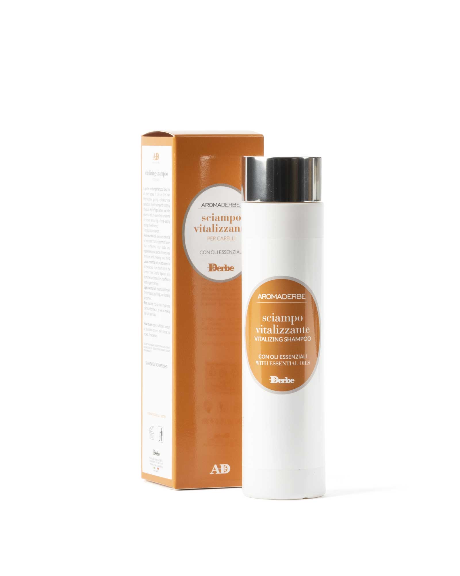 AromaDerbe - Vitalizační šampon na vlasy s mátou, citronem a šalvějí 200 ml