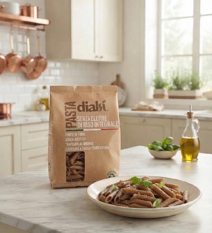 dialsi Penne celozrnné rýžové těstoviny bez lepku 400 g