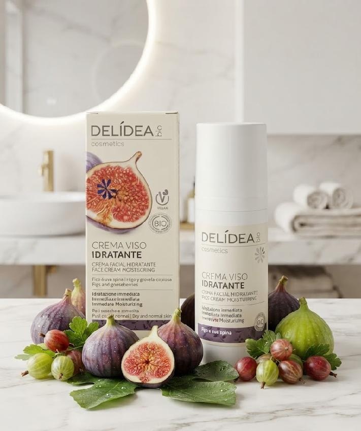DELIDEA bio Fík a Angrešt - Bio hydratační krém na obličej 50 ml