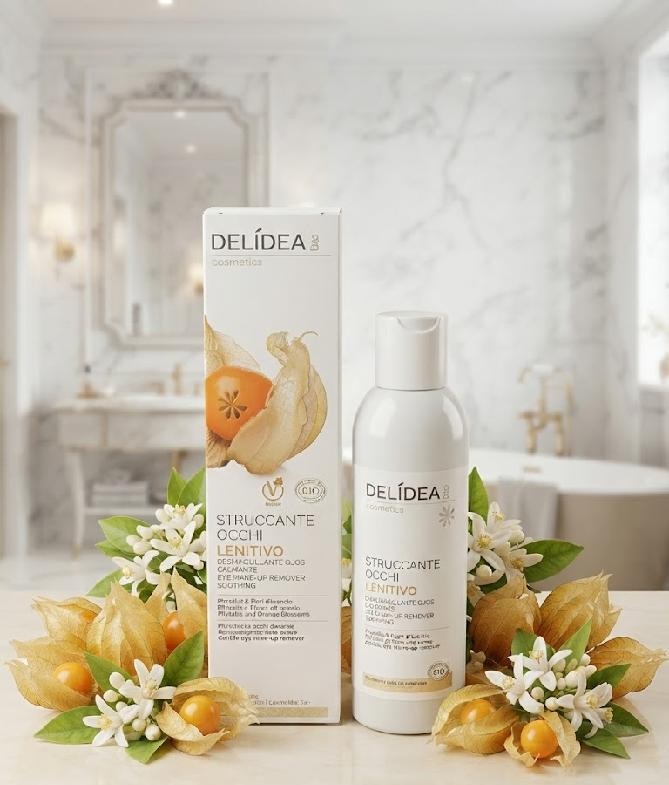 DELIDEA bio Mochyně a Pomerančové květy - Bio odličovací voda na oči 200 ml
