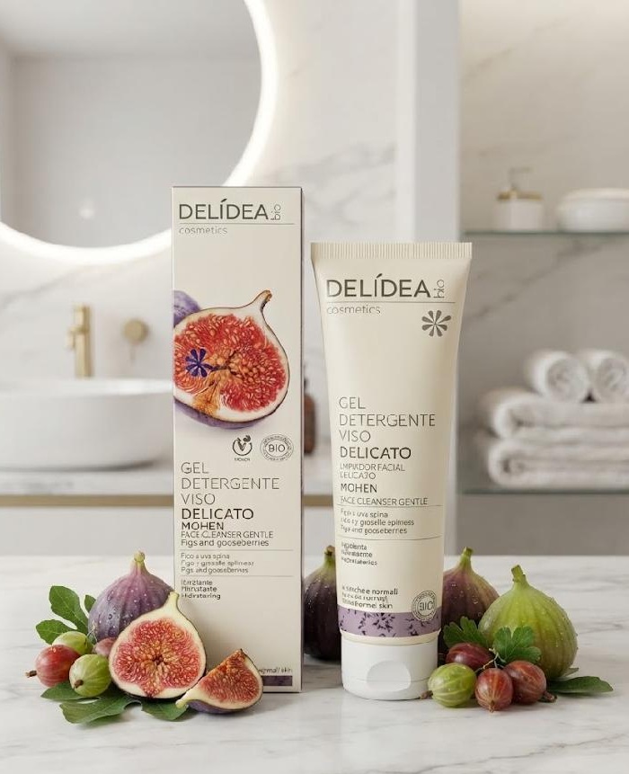 DELIDEA bio Fík a Angrešt - Bio delikátní hydratační čisticí gel na obličej 150 ml