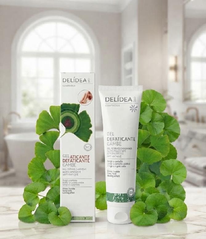 DELIDEA bio - Bio relaxační gel na nohy studený efekt s Jinanem a Pupečníkem 150 ml