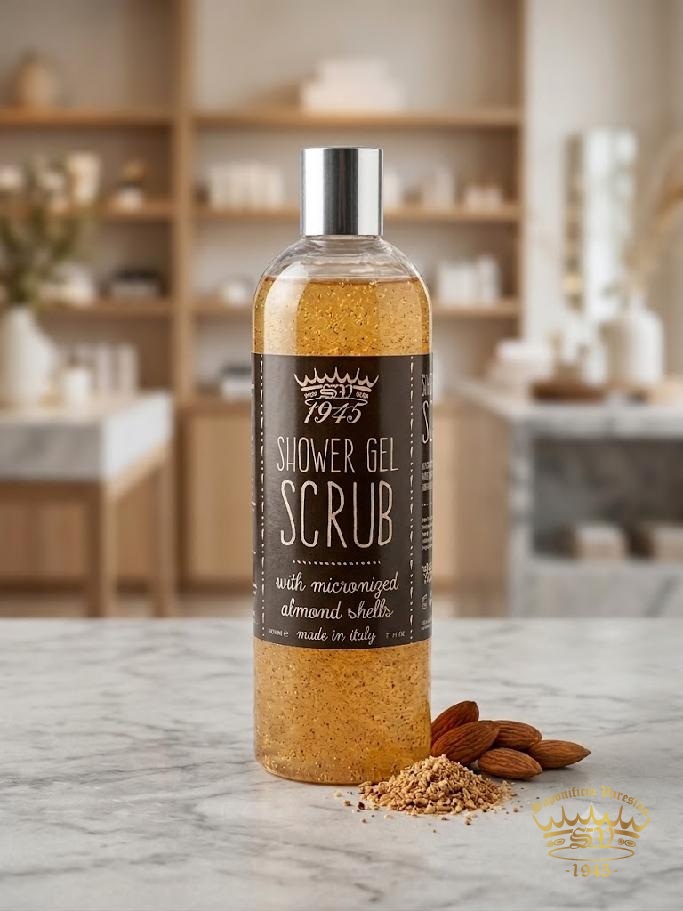 Peelingový sprchový gel s rozemletými mandlovými skořápkami 500 ml