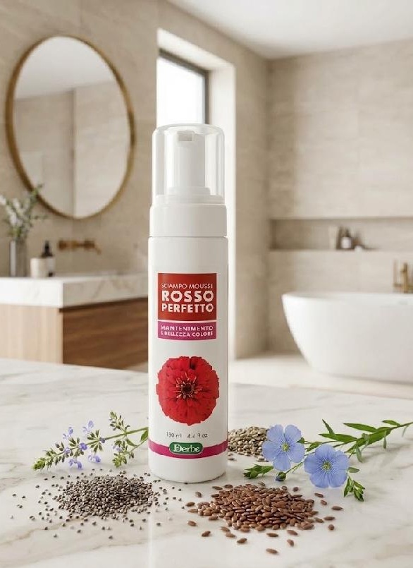 Derbe - Pěnový šampon pro perfektní udržení a krásu červených vlasů 150 ml