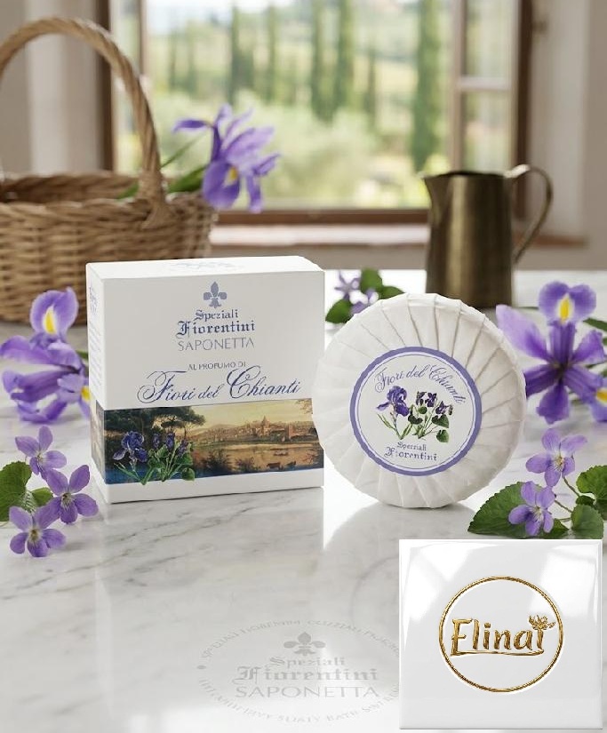 Derbe - Přírodní plisované mýdlo s vůní Kvítí z Chianti 100 g