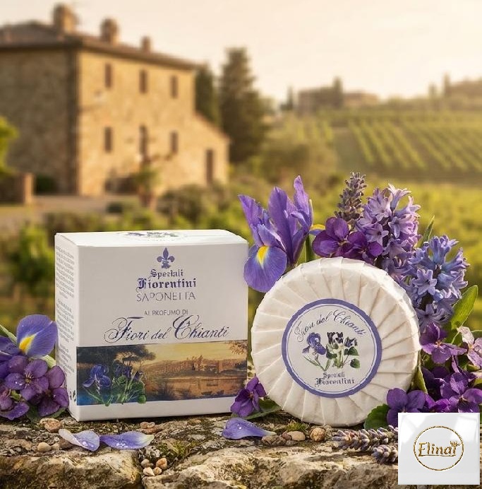 Derbe - Přírodní plisované mýdlo s vůní Kvítí z Chianti 100 g