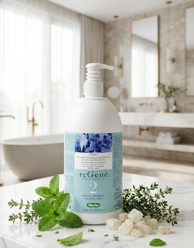 Derbe - AFRO Profesionální šampon na vlasy a sprchový gel 1000 ml