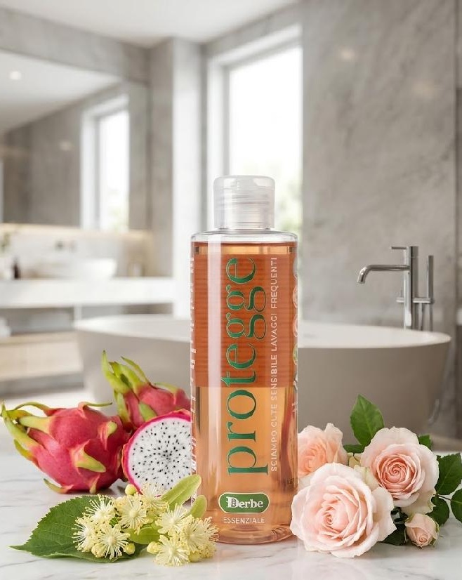 Derbe Essenziale - Šampon na vlasy pro citlivou pokožku pro časté mytí 200 ml