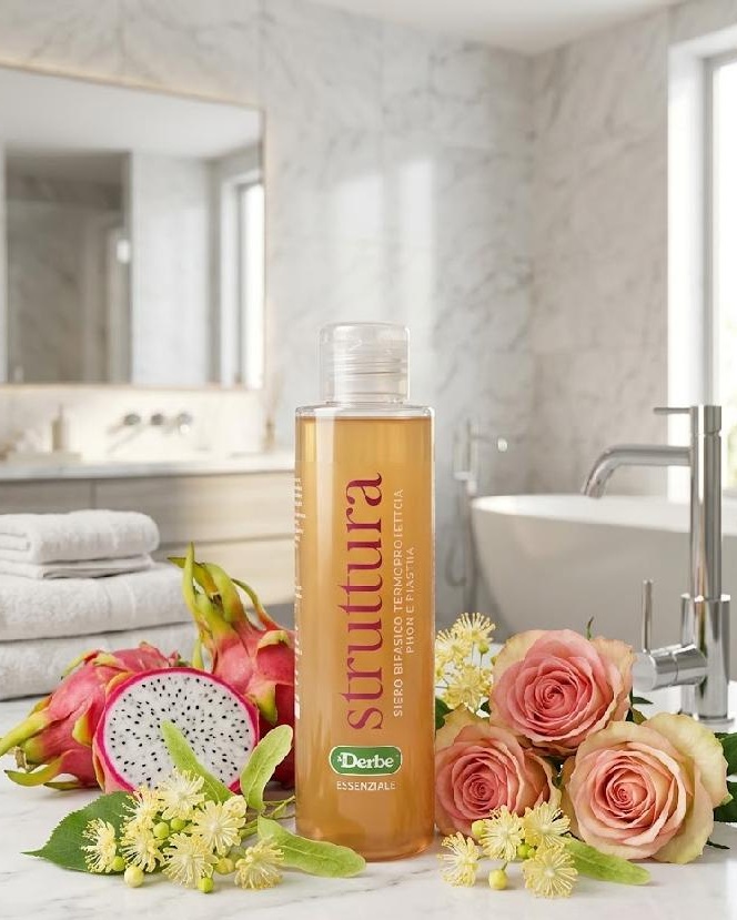 Derbe Essenziale - Dvoufázové sérum na vlasy termoochranné fén a žehlička 150 ml