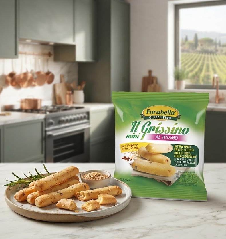 Farabella Sezamovo-lněné mini tyčinky bez lepku, konzervantů a přirozeně bez laktózy 24 g