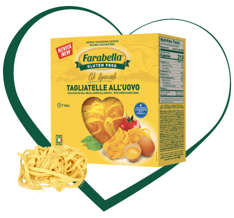 Farabella vaječné těstoviny TAGLIATELLE bez lepku 250 g