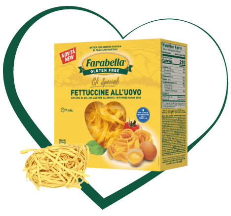 Farabella - Vaječné těstoviny FETTUCCINE bez lepku 250 g