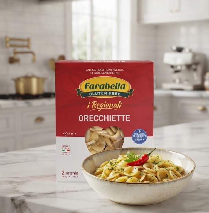 Farabella - i Regionali ORECCHIETTE čerstvé stabilizované kukuřično-rýžové těstoviny bez lepku 250 g