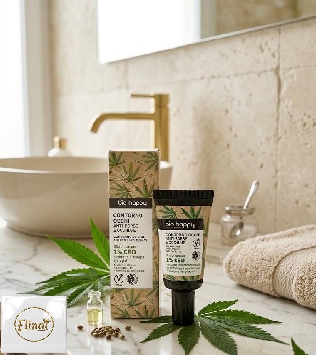 bio happy - Konopí - Bio krém kolem očí proti váčkům a tmavým kruhům 30 ml