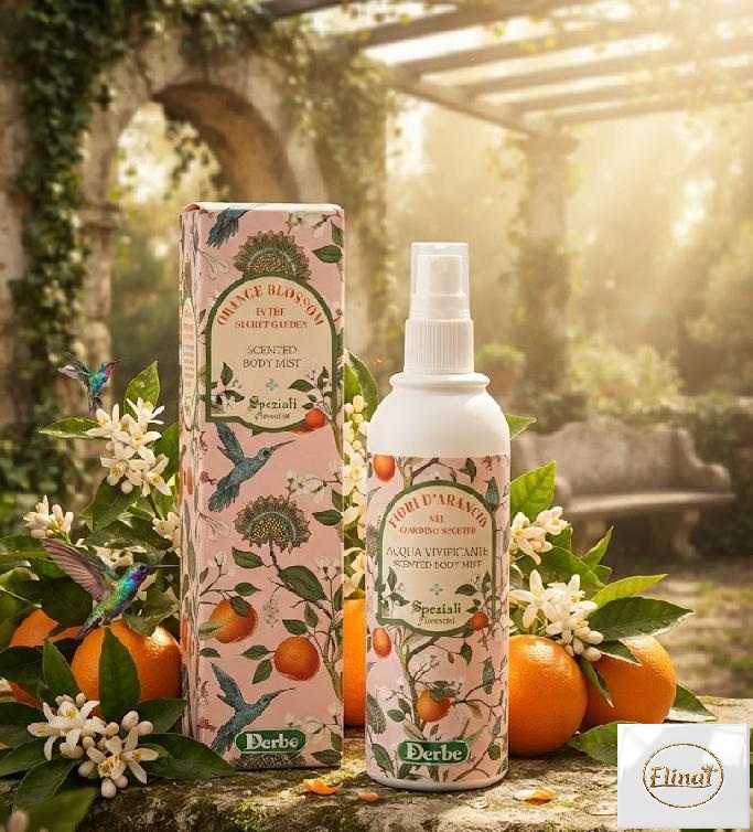 Derbe - Pomerančové květy povzbuzující tělová voda 200 ml