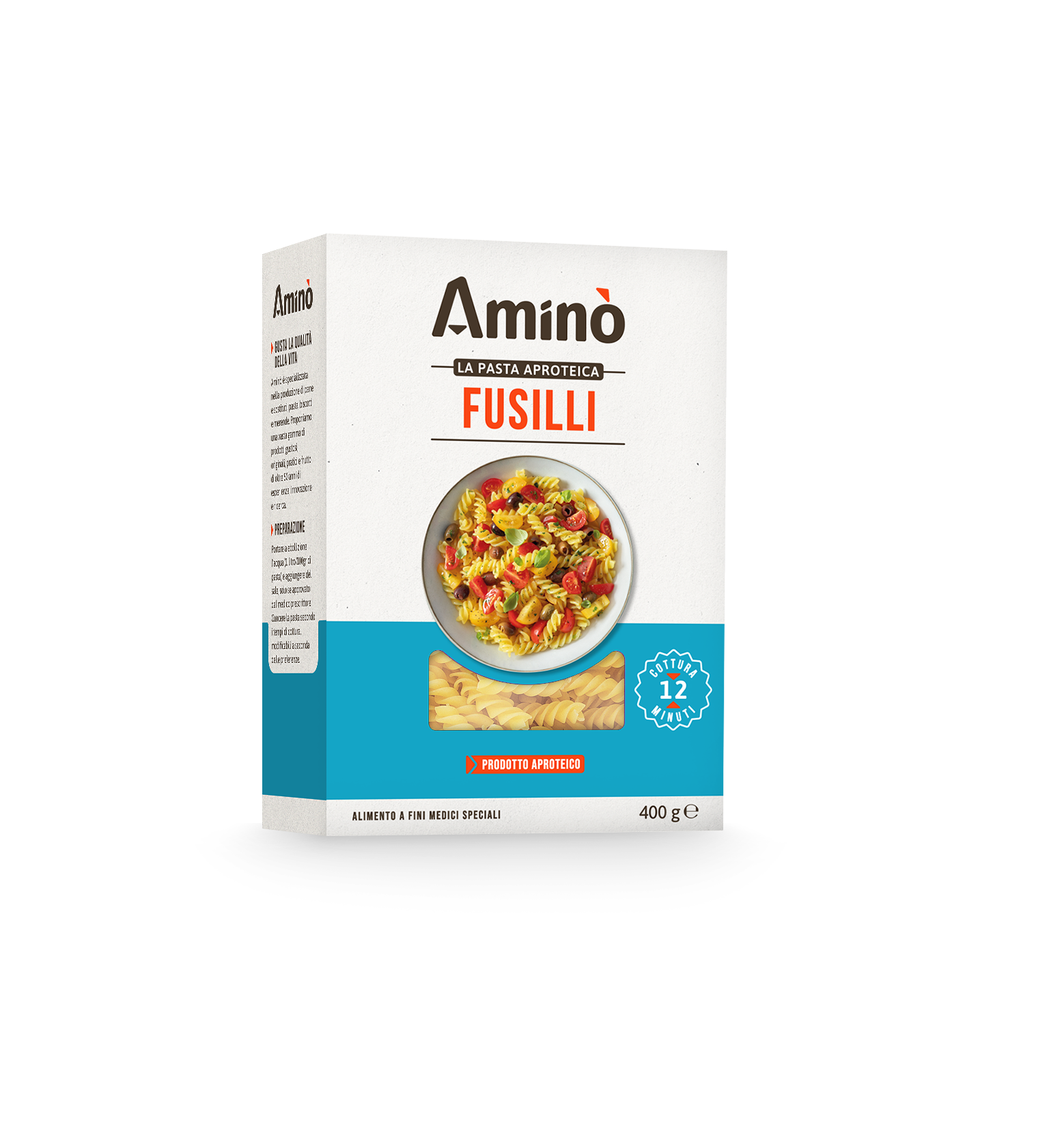 Amino - Nízkobílkovinné těstoviny FUSILLI 400 g