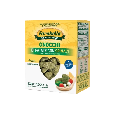 Farabella GNOCCHI Bramborové noky se špenátem bez lepku 500 g