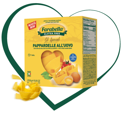 Farabella vaječné těstoviny PAPPARDELLE bez lepku 250 g