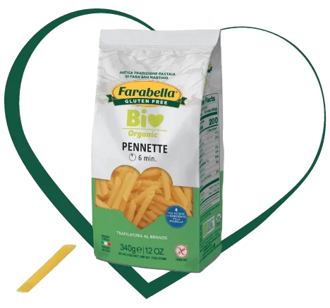 Farabella - PENNETTE Bio kukuřično-rýžové těstoviny bez lepku 340 g