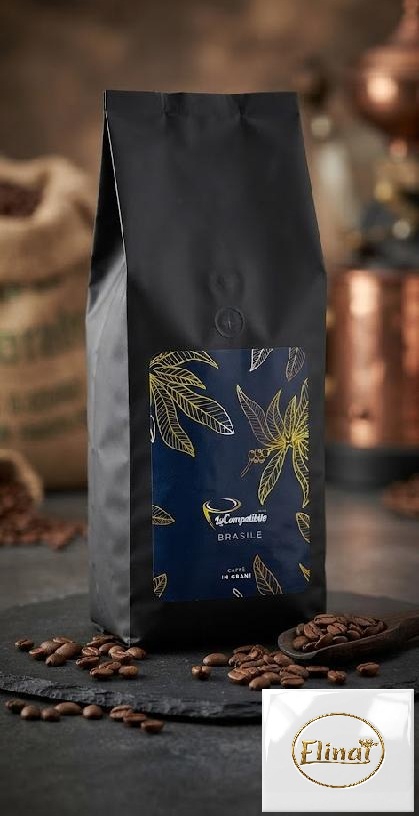 La Compatibile BRASILE 100 % ARABICA Zrnková káva 1 kg