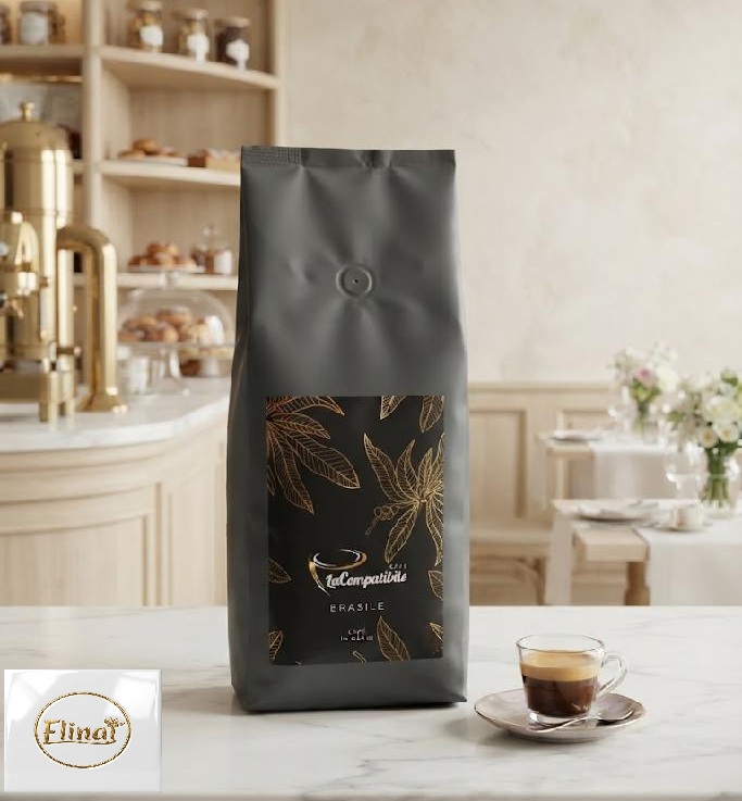 La Compatibile BRASILE 100 % ARABICA Zrnková káva 250 g