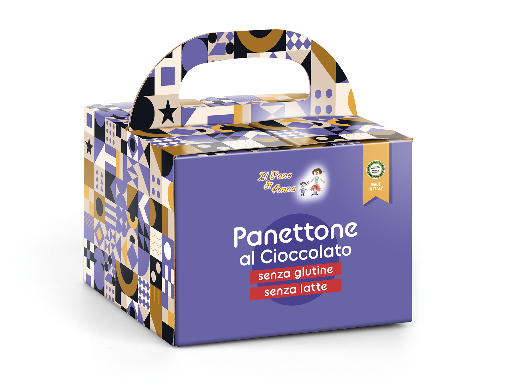 Il pane di Anna - Panettone s kousky čokolády bez lepku a mléka 500 g