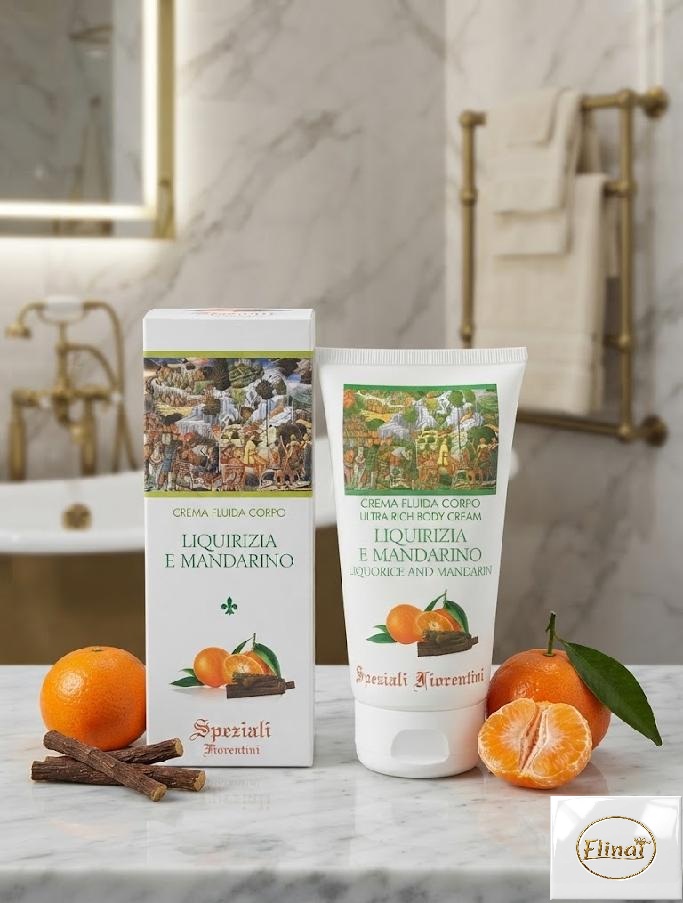 Tělový krém s vůní  lékořice a mandarinky 150 ml