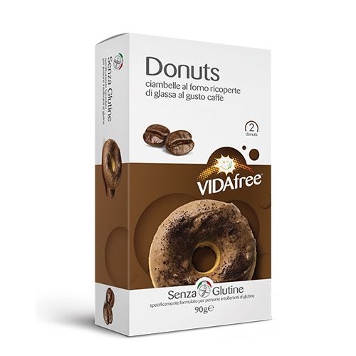 VIDAfree - Pečené donuty s kávovou polevou bez lepku 90 g (2 x 45 g)