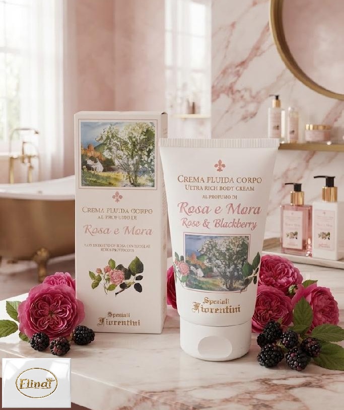 Speziali Fiorentini - Růže a Ostružina tělový krém 150 ml