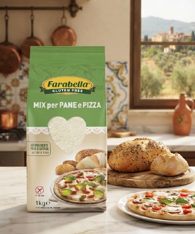 Farabella Směs na chleba a pizzu bez lepku a laktózy 1 kg