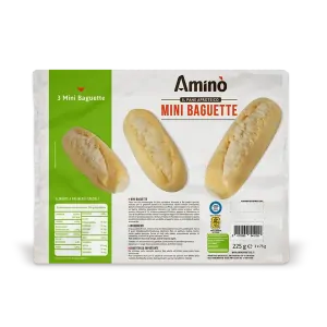 Amino - Nízkobílkovinné kváskové mini bagetky 150 g (3 x 50 g)