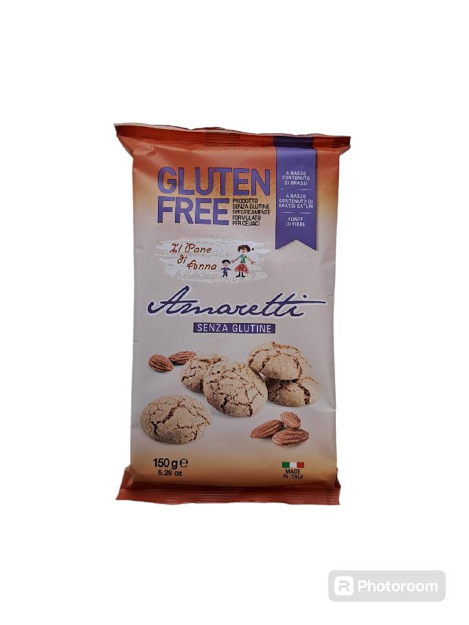 Il Pane di Anna - Amaretti sušenky bez lepku a bez mléka 150 g