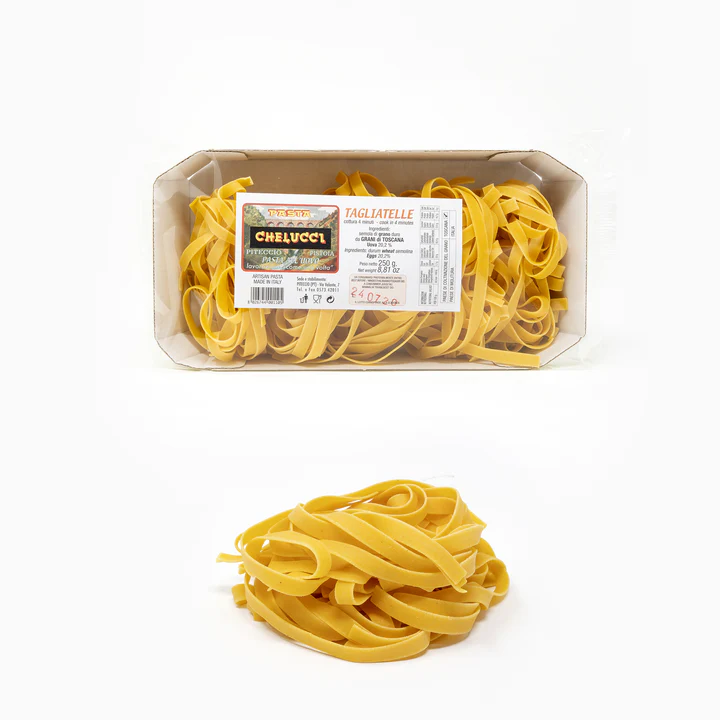 Pasta Chelucci TAGLIATELLE - Toskánské vaječné semolinové těstoviny 250 g