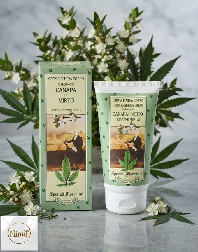 Tělový krém s vůní konopí a myrty 150 ml