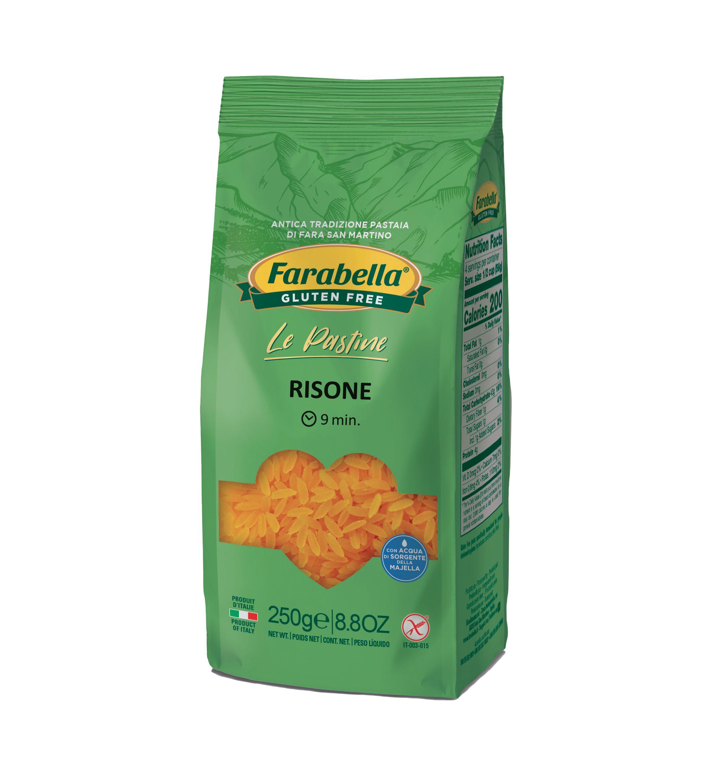 Farabella Le Pastine RISONE kukuřično-rýžové těstovinky bez lepku 250 g