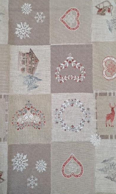 Ubrus 100% bavlna Made in Italy 110 x 120 cm