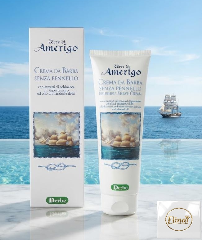 Terre di Amerigo - Krém na holení a depilaci s mořskou vůní 125 ml