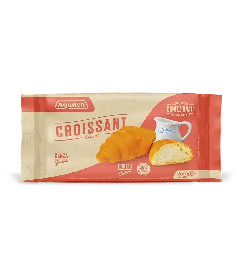 Agluten - Kváskové croissanty s mlékem bez lepku a laktózy 200 g (4 x 50 g)