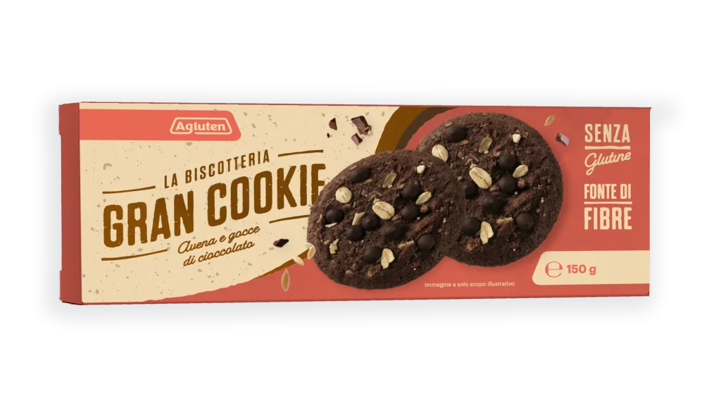 Agluten - Ovesné sušenky s kousky čokolády bez lepku 150 g