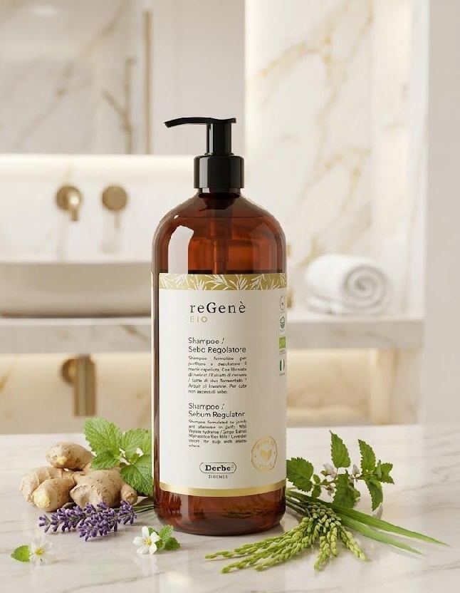 Derbe - Bio šampon na mastné vlasy 1000 ml