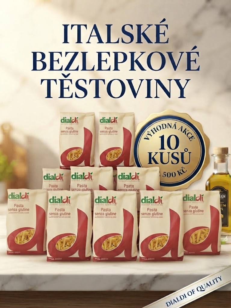 VÝPRODEJ 10 KS - Dialdi Sedanini rýžovo-kukuřičné těstoviny bez lepku 10 x 500 g