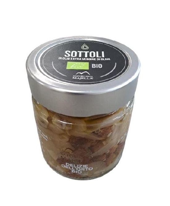 Sapori della Majella - Bio cibule s rozinkami a extra panenským olivovým olejem 230 g
